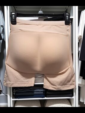 Beige Women's  Butt Enhanced Panty Girdle Size SMALL